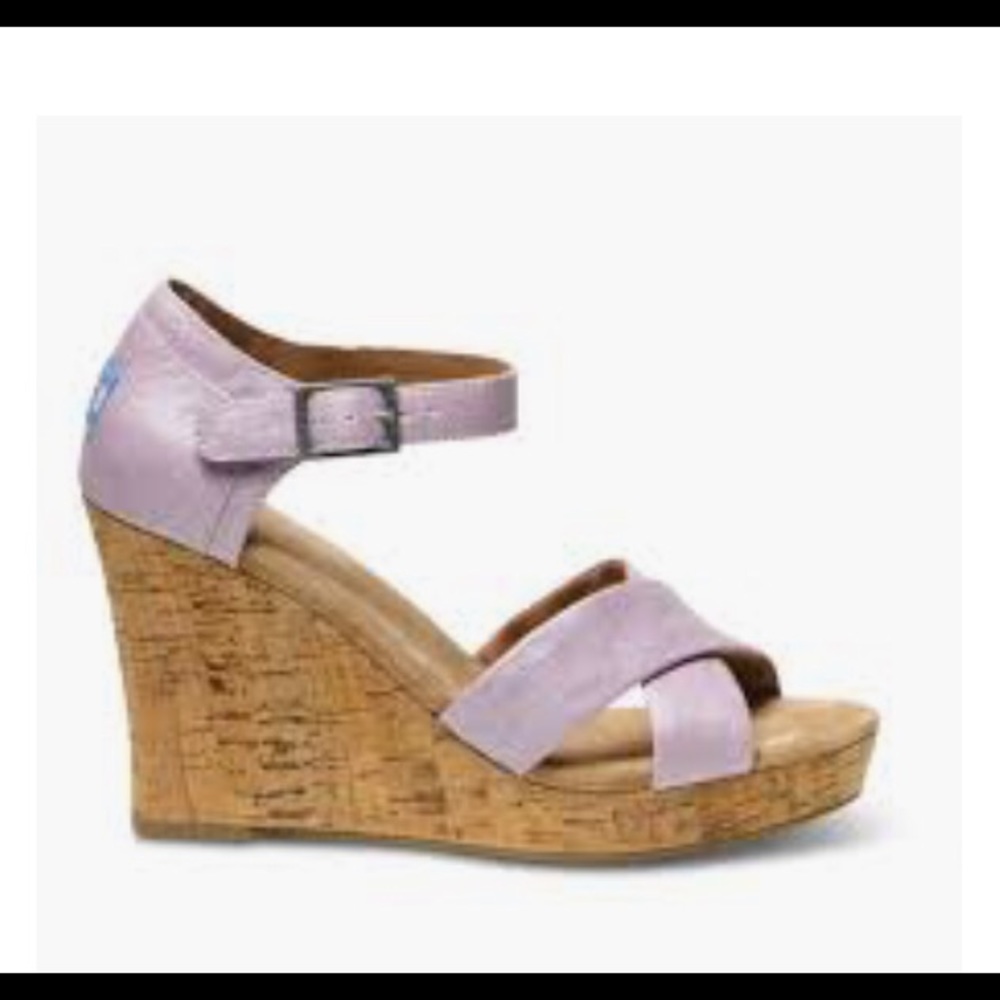 ❤️TOMS Hemp Strappy Wedge Sandal ~8.5